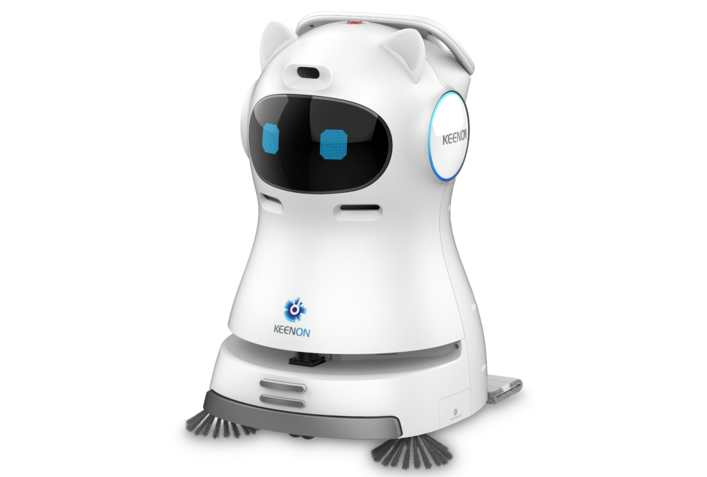 Robotai verslui – patalpų valymo, vejos ir baseinų robotai Keenon Kleenbot C30 grindų valymo robotas mažesnėms patalpoms