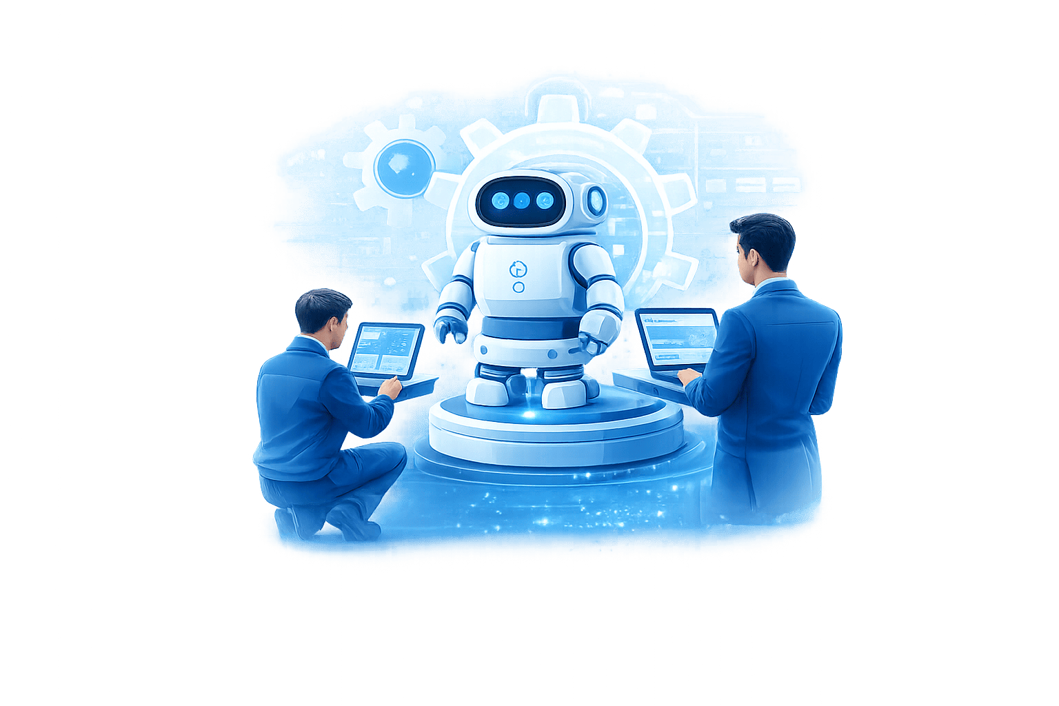 Robotų diegimas ir techninė pagalba verslo aplinkoje
